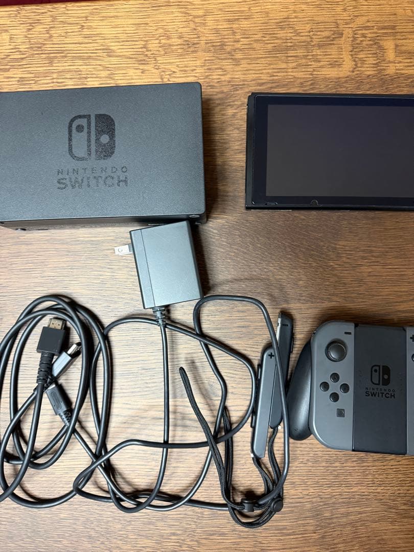 Nintendo Switch 本体 グレー Joy-Con +microSD