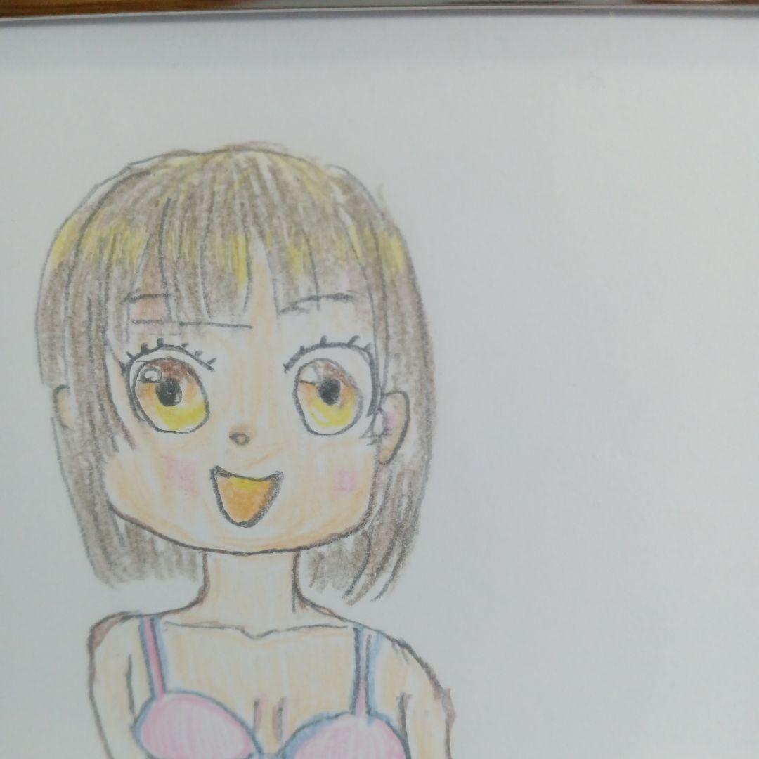 アニメ風イラスト フレーム付き