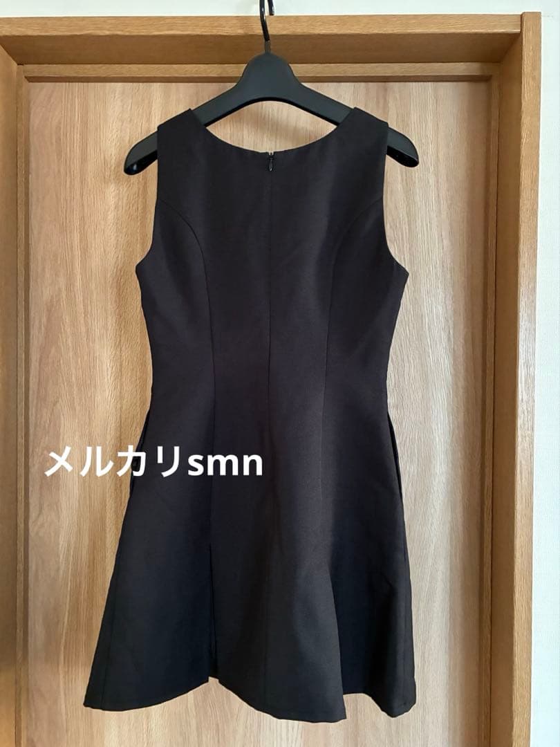 新品　robe de fleurs ドレス　M ブラック　シュガー