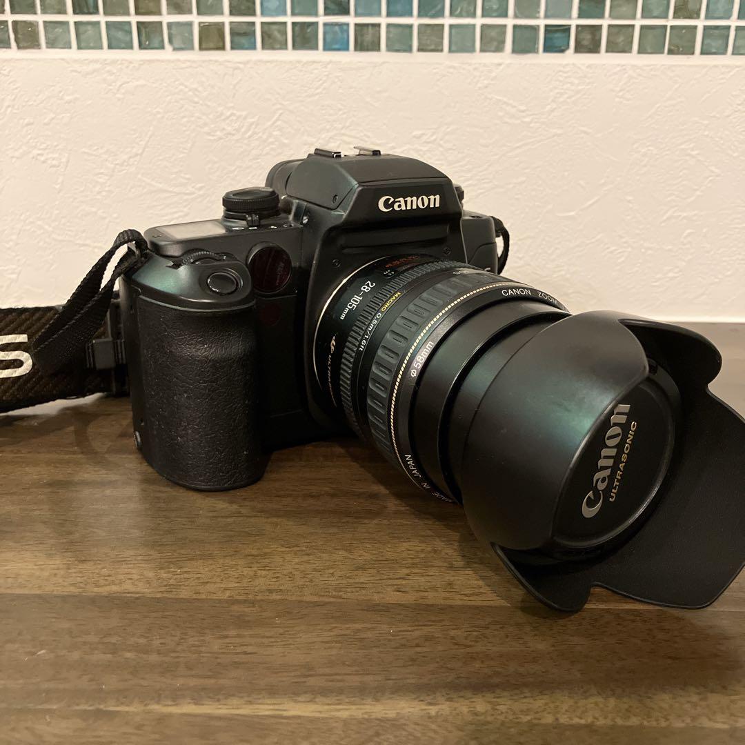 Canon EOS 55 一眼レフ EF 28-105 3.5-4.5 レンズ
