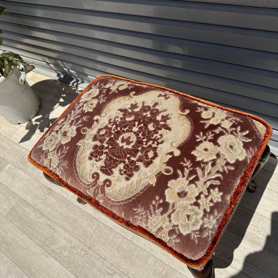 karimoku Louis XV ルイ15世 スツール オットマン 猫金華山