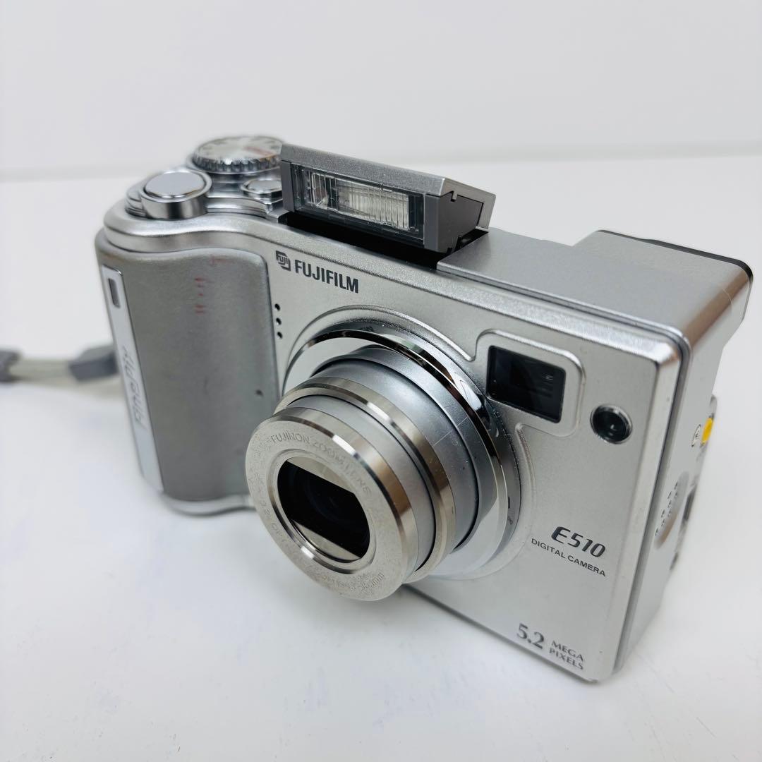【美品】FUJIFILM finepix E510 オールドコンデジ　市販電池