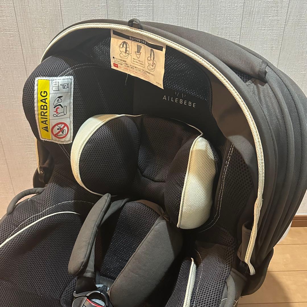 エールベベ クルット4i グランス チャイルドシート回転式 ISOFIXブラウン