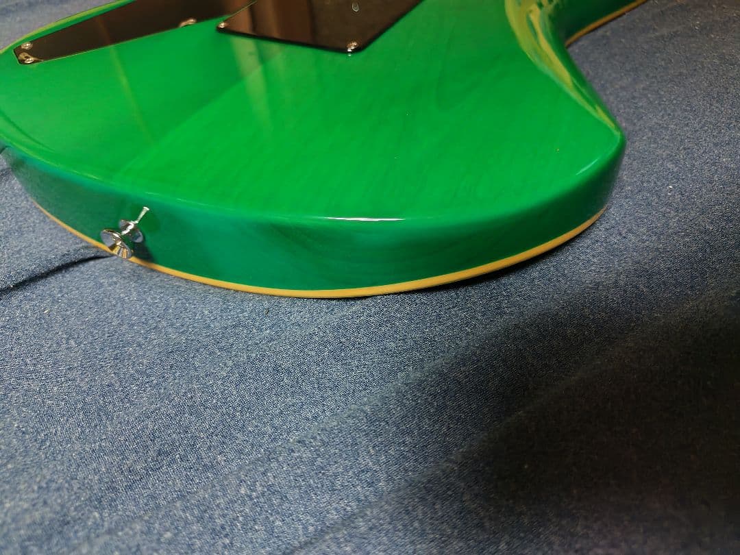 ギター ESP edwars e-mv-125fr Turquoise green