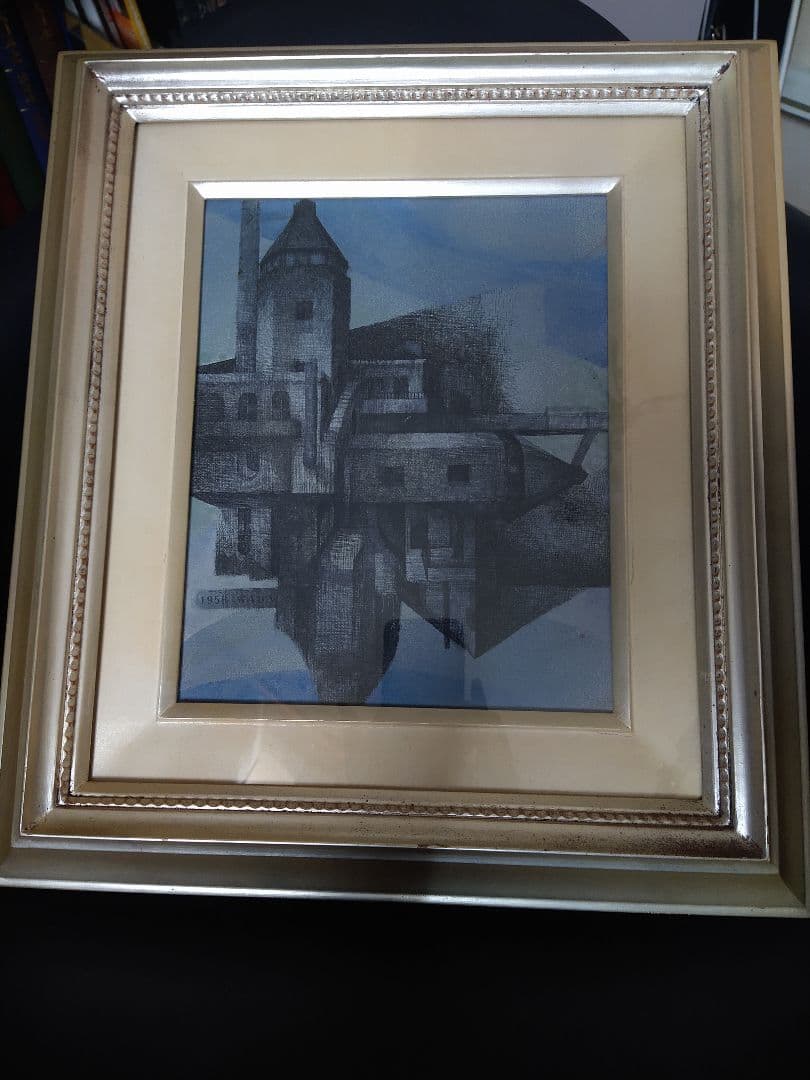 和田徹 ＷＡＤＡ　抽象画　原作 線描油絵作品　１９８５