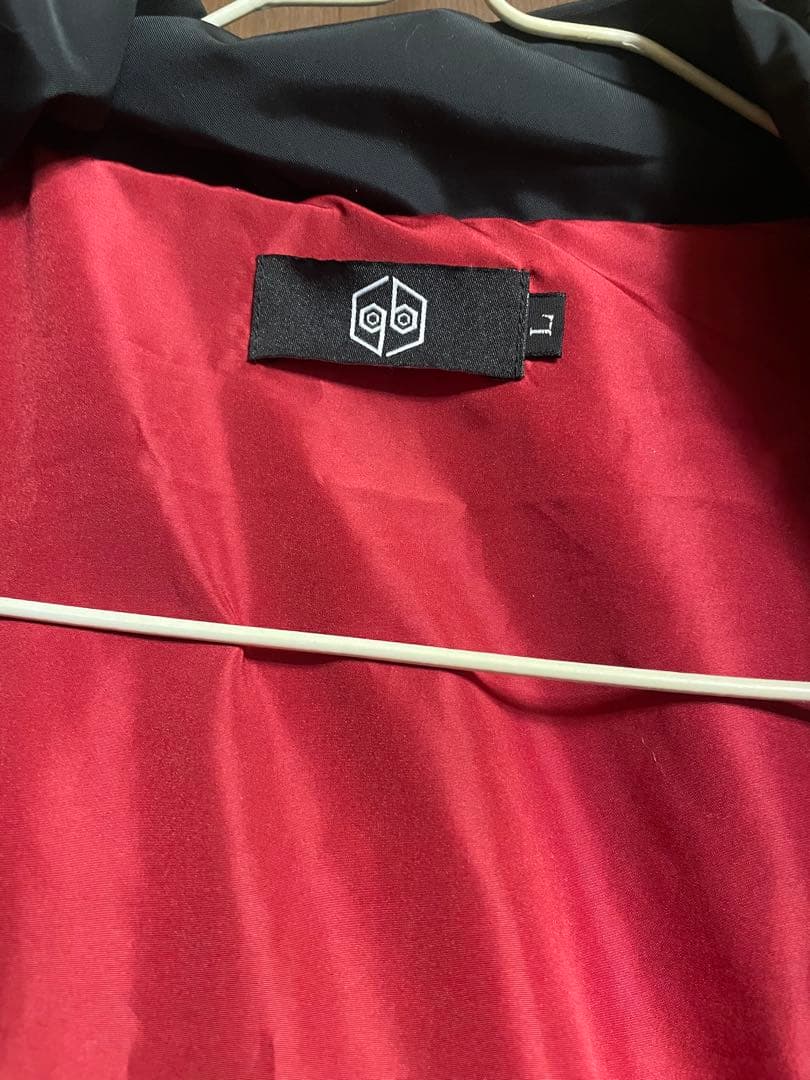 女王蜂 マウンテンパーカー ブラック　銀藤 Lサイズ