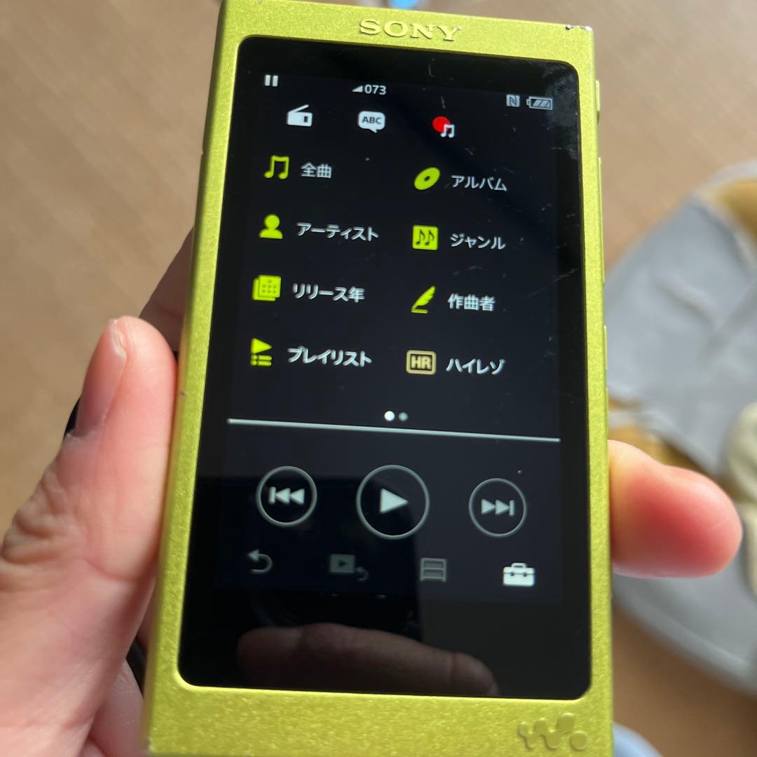 SONY ウォークマン グリーン NFC対応 本体