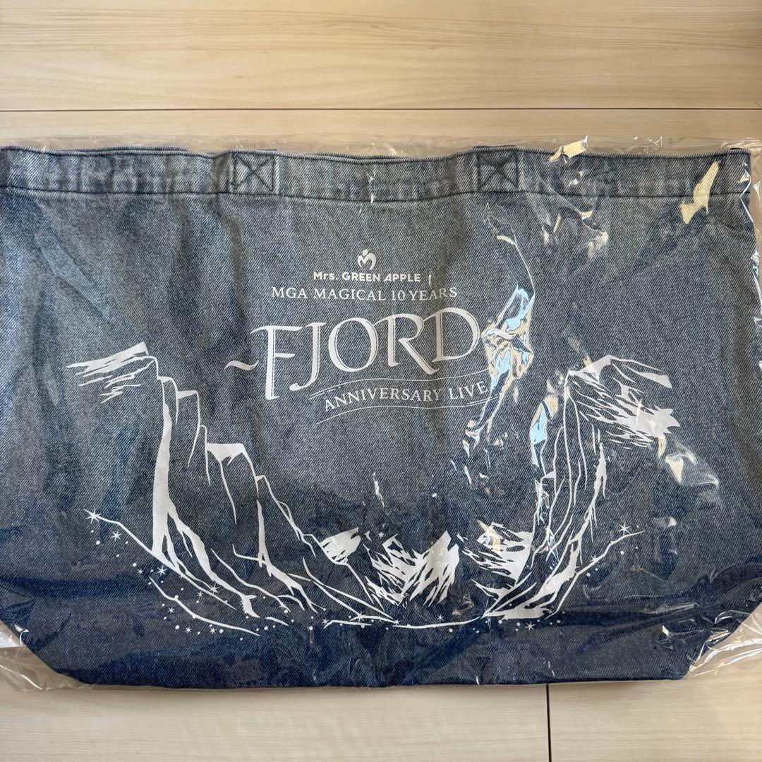 ミセスグリーンアップル FJORDデニムバッグ　トートバッグ　フィヨルド　ミセス