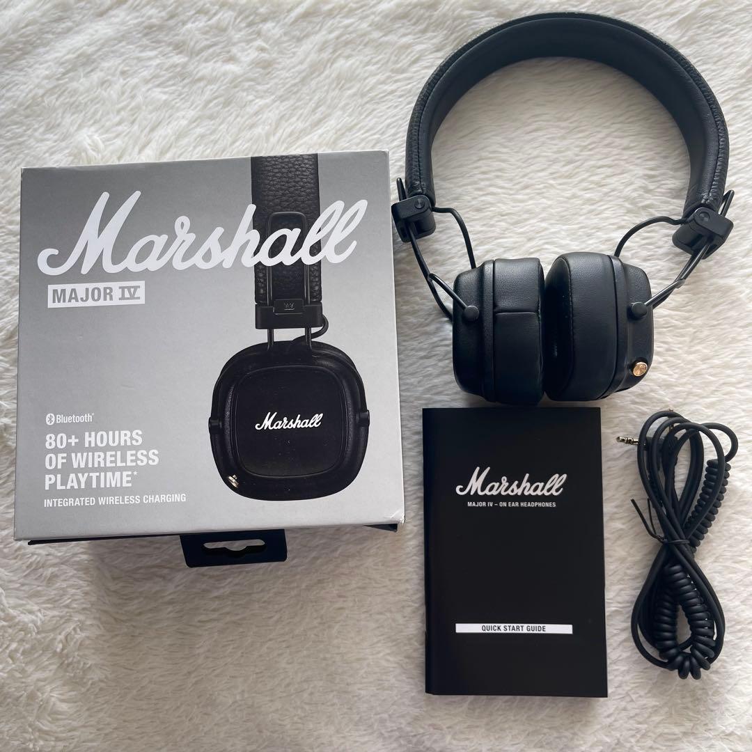 Marshall MAJOR IV [Black] マーシャル　ヘッドフォン