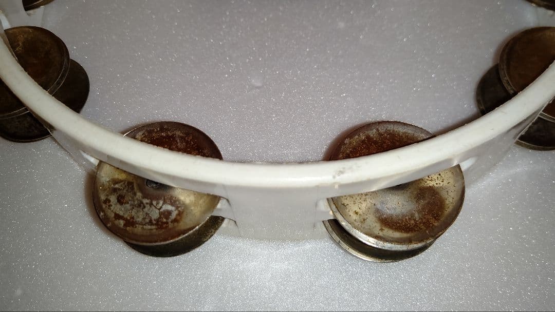 タンバリン(BLACKジングル希少MEINL)リズムテックRHYTHMTECH