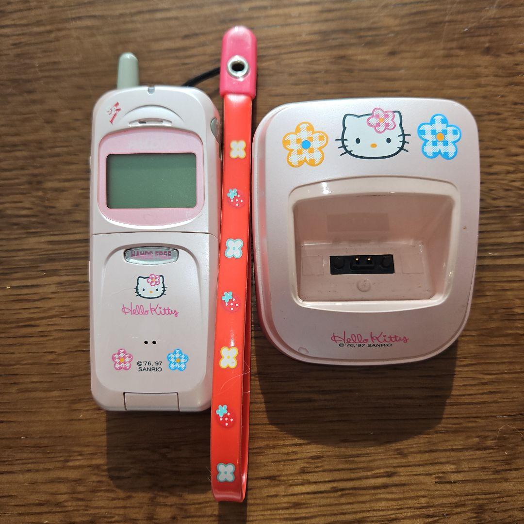 ハローキティ バルディオ313P PHS本体 充電器付き