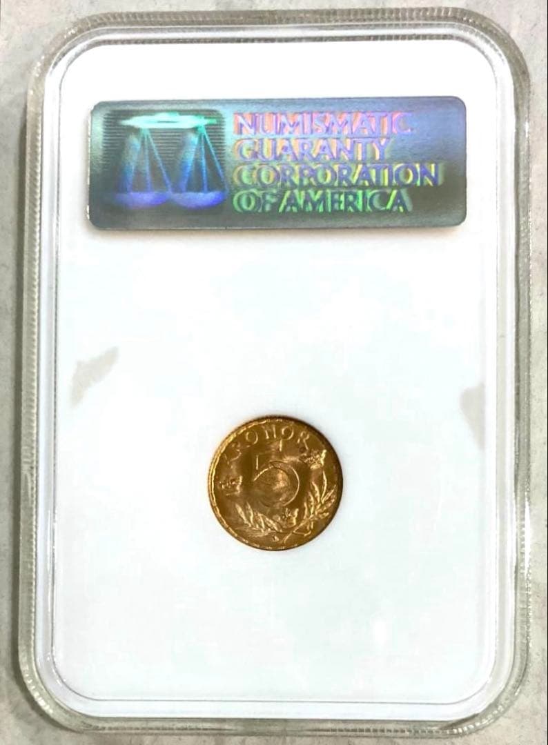 ★★★★やっちゃん★★★★1920年スウェーデン5クローナ金貨★MS65