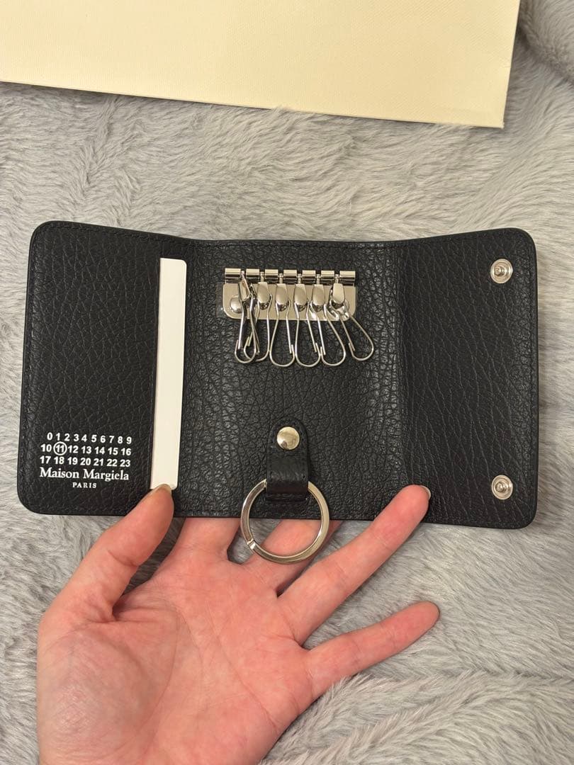 Maison Margiela ブラック キーケース SA3UA0001 メンズ