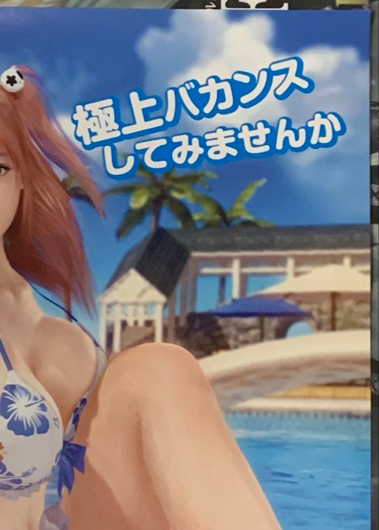 【B2・一部破れあり】 DOA エクストリーム3 vita版 販促 ポスター