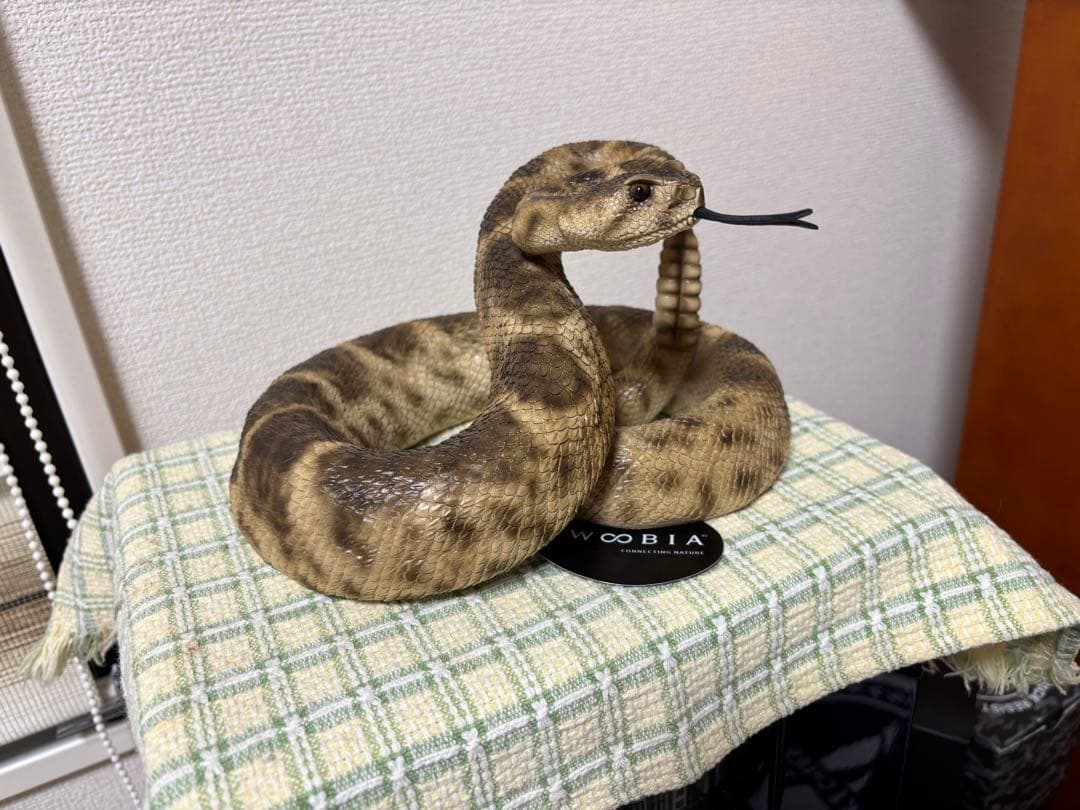 【新品】金運 財運 ダイヤモンドバッグガラガラヘビ 北欧インテリアブランド 置物