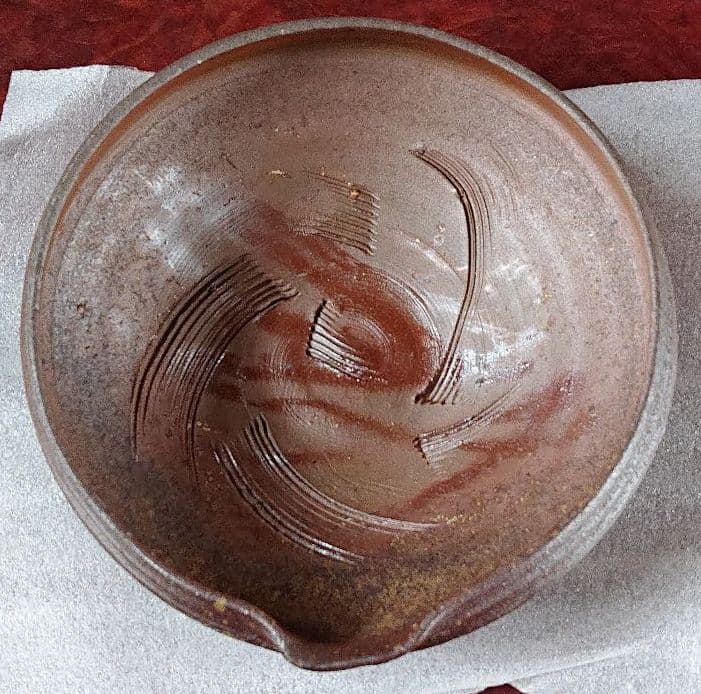 作家物・備前焼中村真作備前片口☆(箱なし)