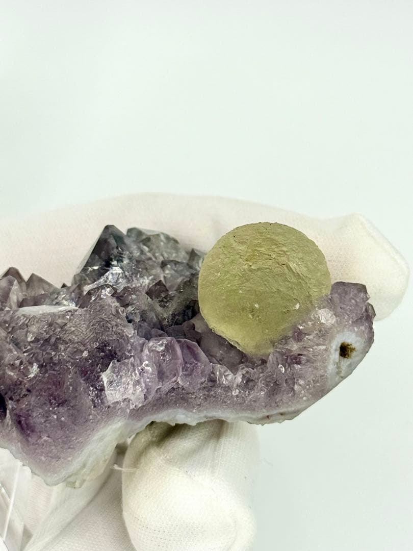 球状フローライト　インド産　蛍石　原石標本　鉱物標本　原石　ポンデリング