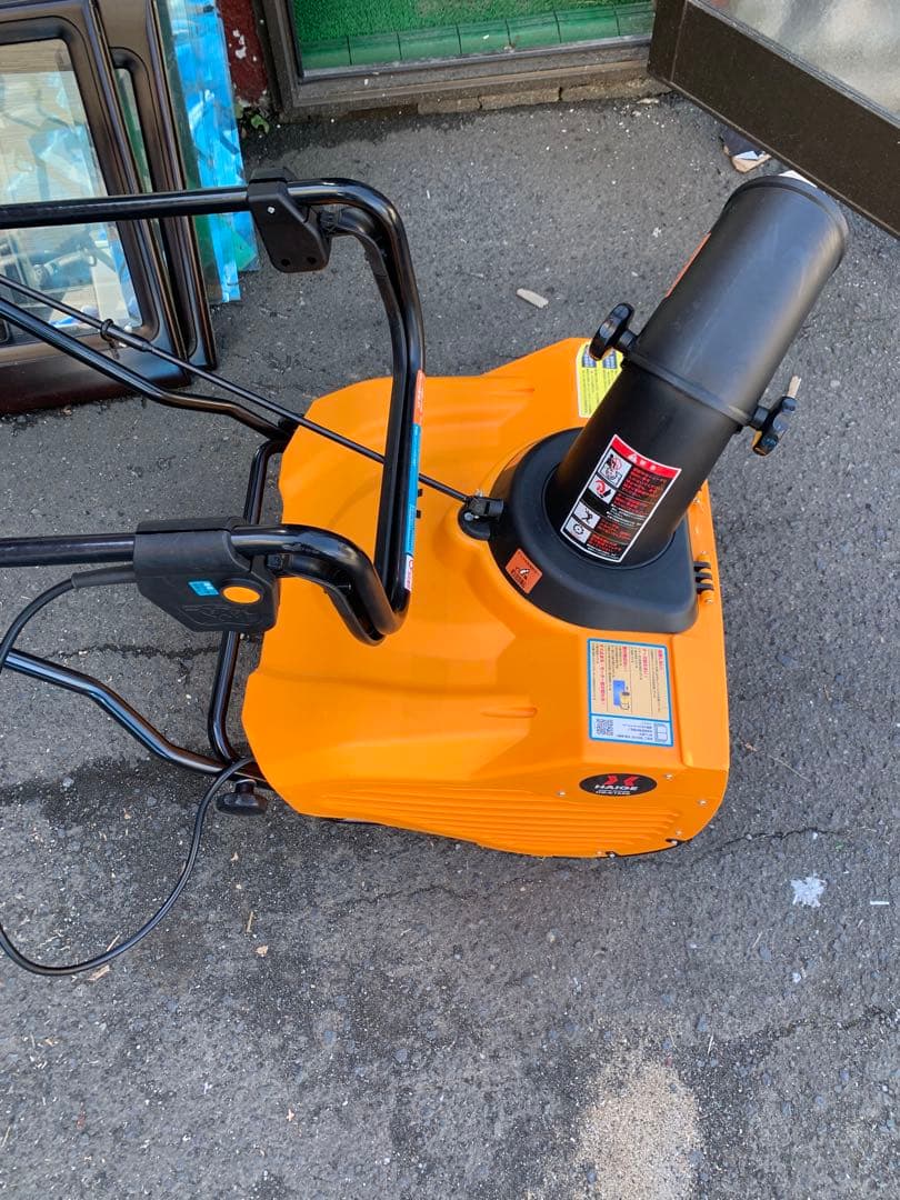 ハイガー産業:電動式除雪機HG-K1650 2024年購入 札幌引取り限定