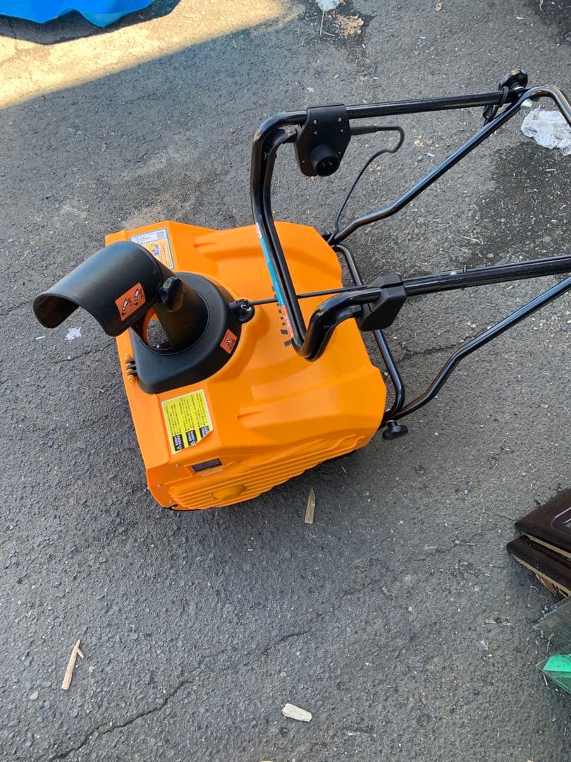 ハイガー産業:電動式除雪機HG-K1650 2024年購入 札幌引取り限定