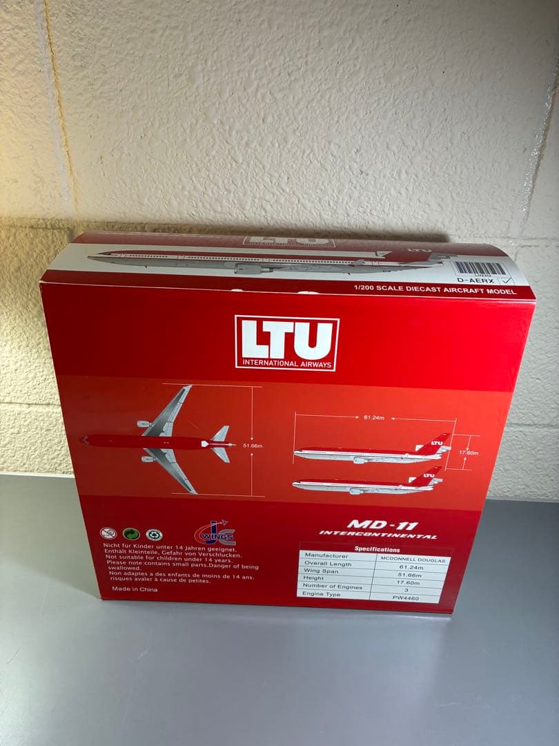 Jcwings MD-11 LTU航空 1/200
