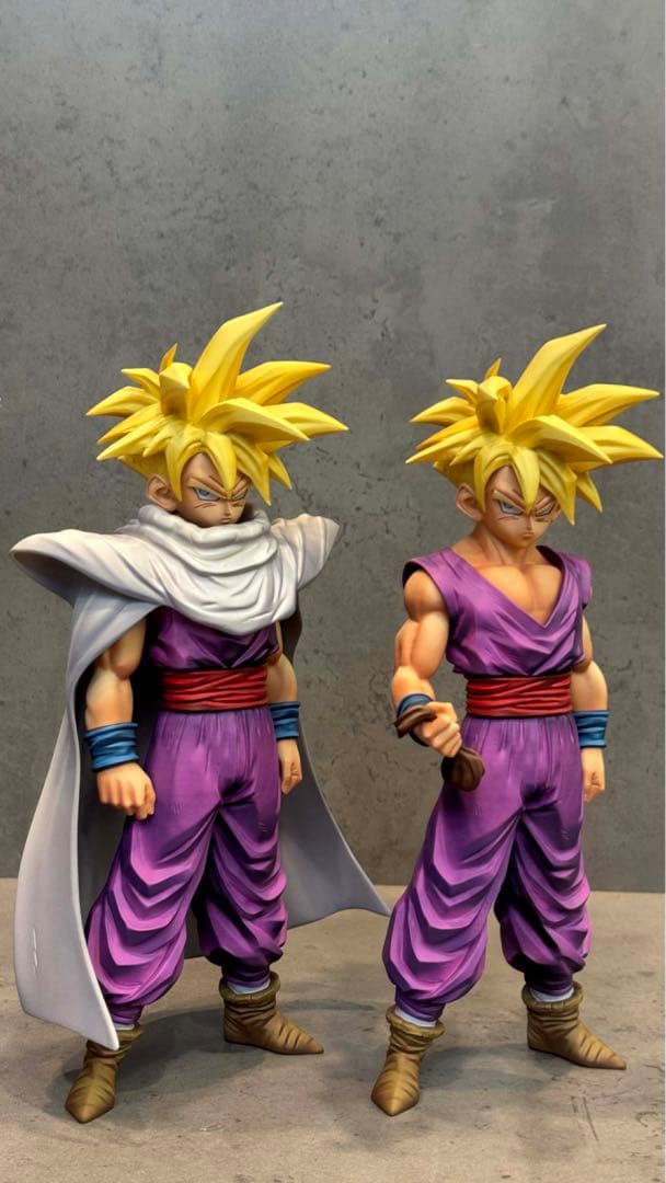 トランクス ドラゴンボールリペイント フィギュア頭二つ付き