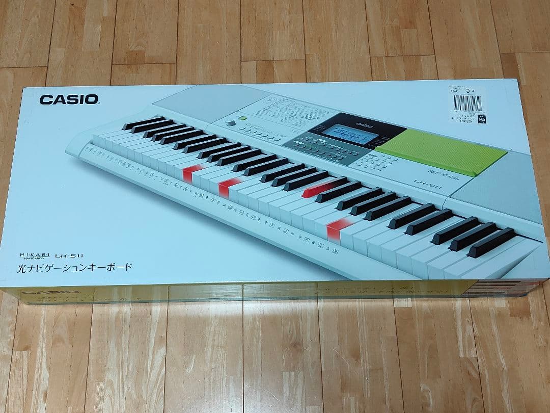 【中古】 カシオ 61鍵盤 電子キーボード LK-511 光ナビゲーション