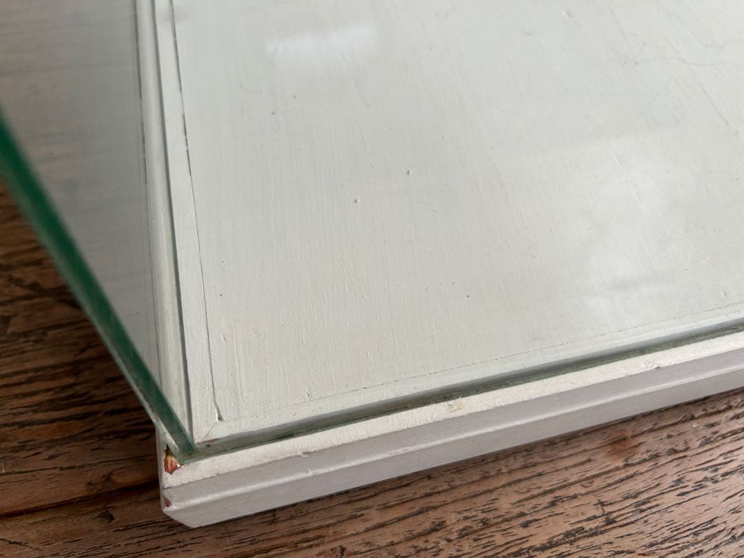 レトロ　台形ガラスショーケース