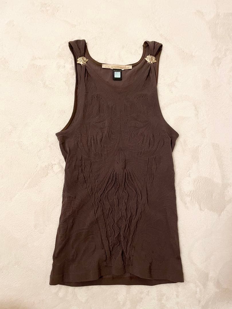 クラスロベルトカバリお洒落デザイントップス Sサイズ新品！未使用！超美品！