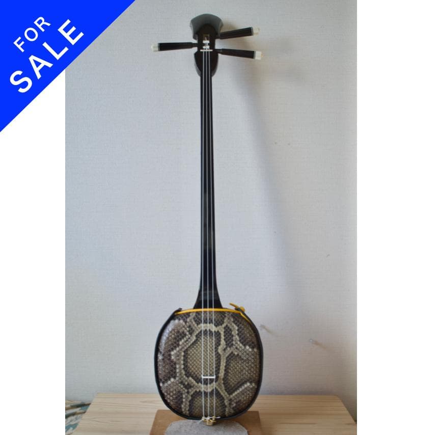 三線　沖縄　本皮強化張り ソフトケース付　初心者　三味線　送料込み