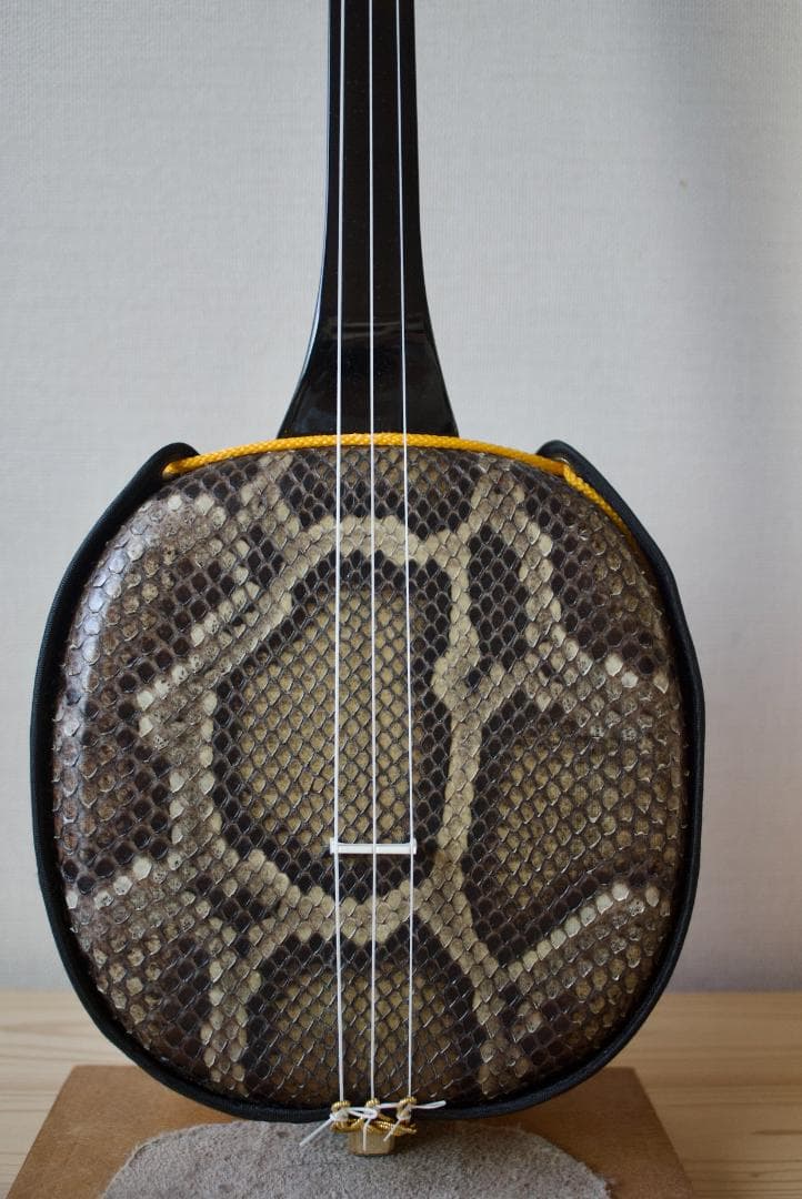 三線　沖縄　本皮強化張り ソフトケース付　初心者　三味線　送料込み