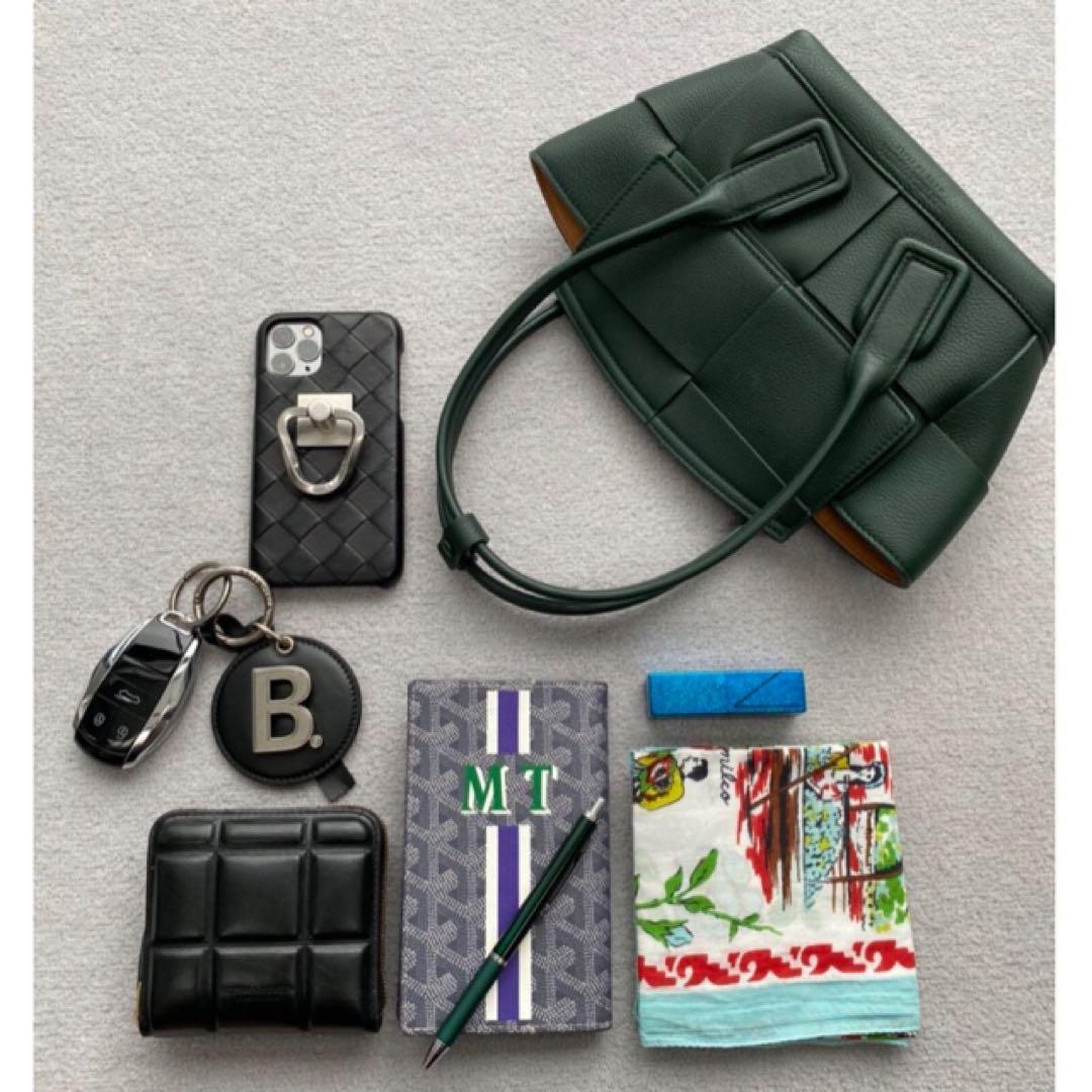 【新品】ボッテガ ヴェネタ iPhone11Proケース リング付き 水色