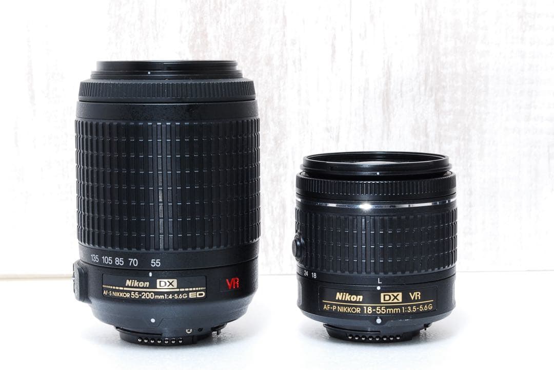 ❤️ ショット数僅か❤️Wi-Fi搭載機❤️ダブルレンズ❤️ Nikon D5600