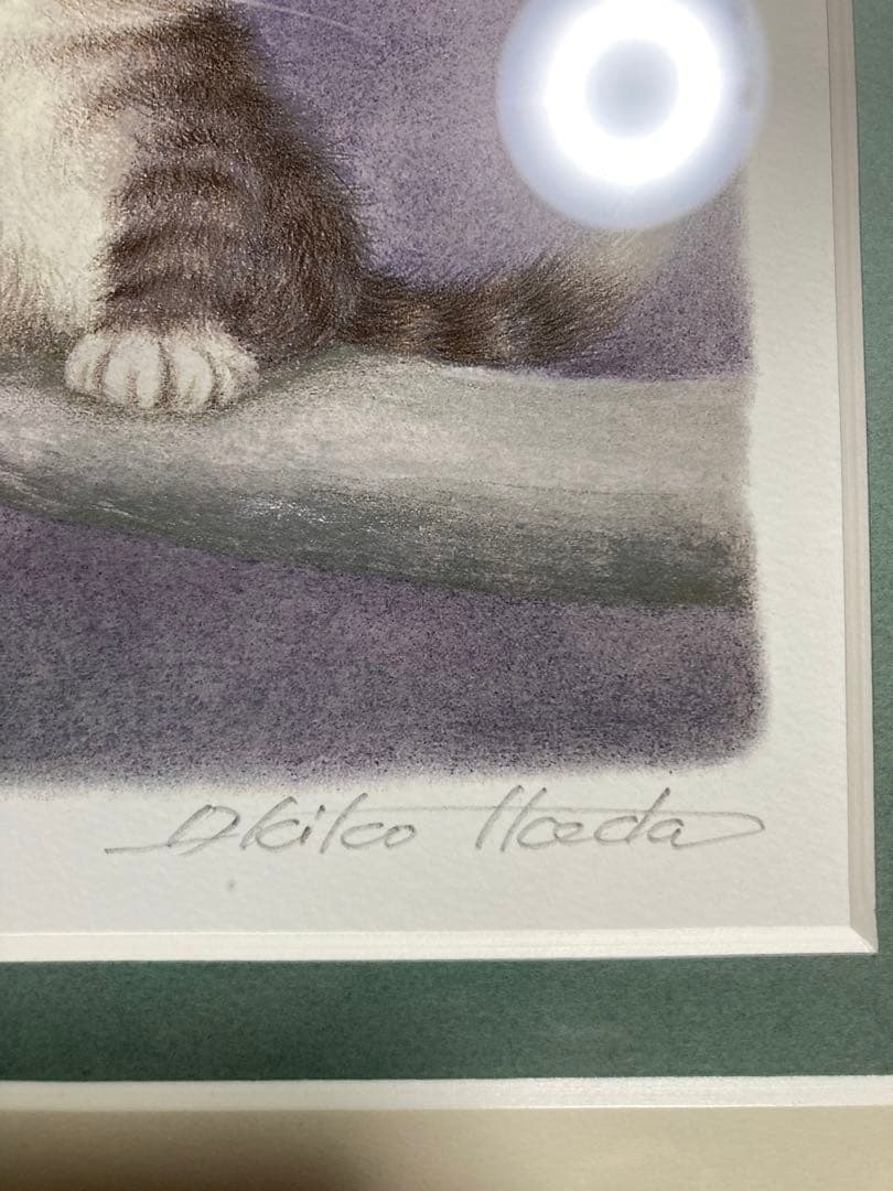 ♬未使用♬わちふぃーるど♬ダヤン♬版画♬限定250部♬ぼくうちへ帰ろう！サイン♬