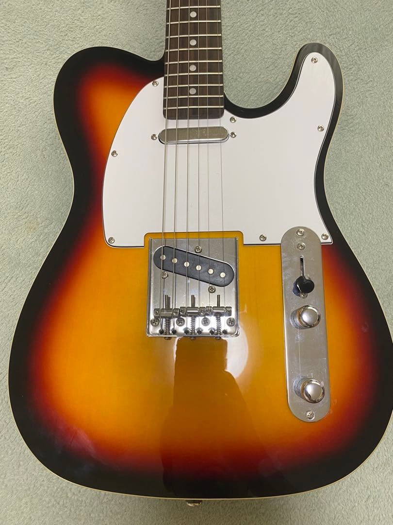 テレキャスター サンバースト　バインディング加工