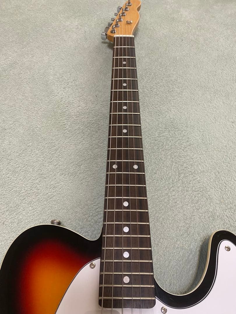 テレキャスター サンバースト　バインディング加工