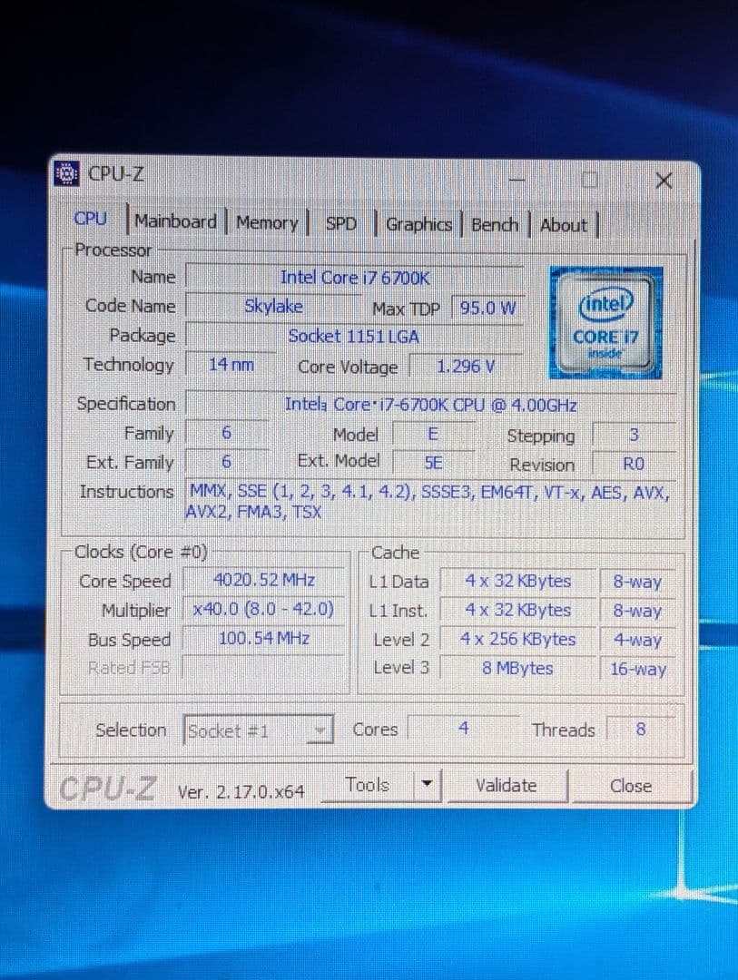 マザーボード ASUS Z170 PRO GAMING + Core i7 6700k