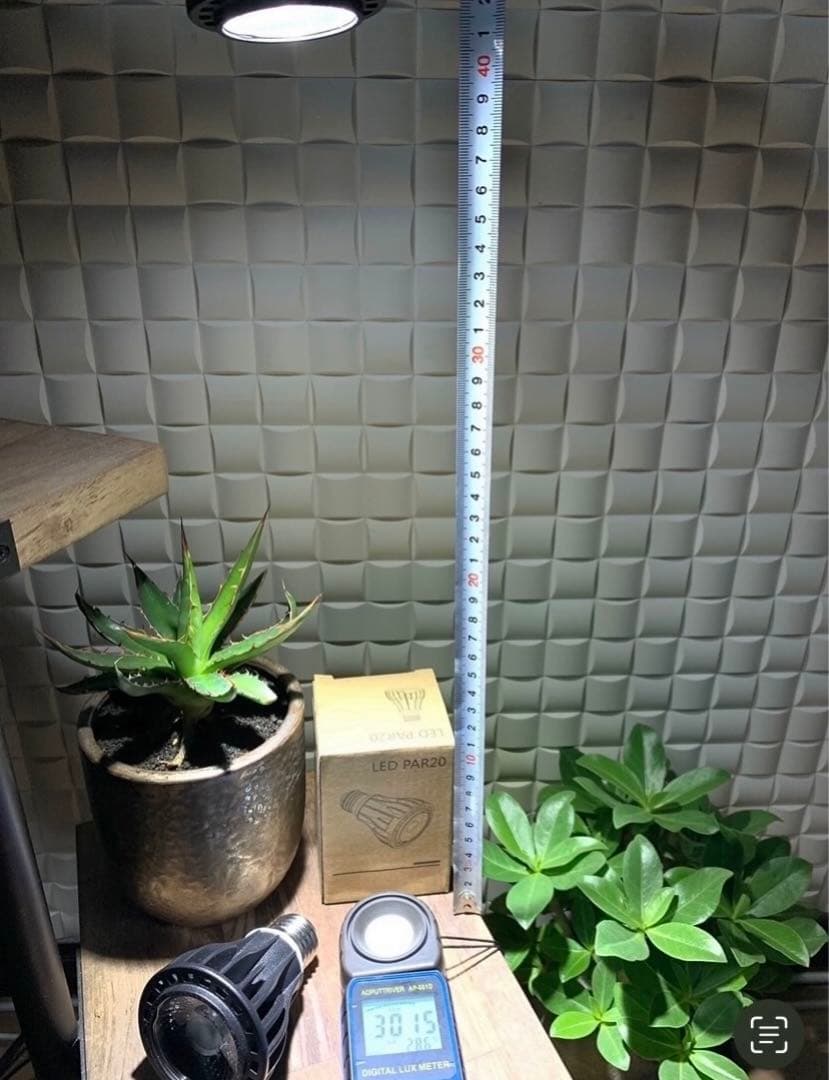 15W植物育成ライトGrowLight PAR20 6000K 6個