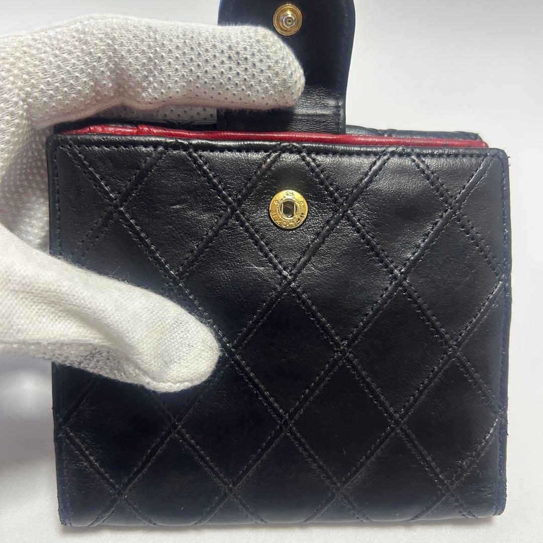 CHANEL シャネル 折り財布 ビコローレ ヴィンテージ Wホック ウォレット