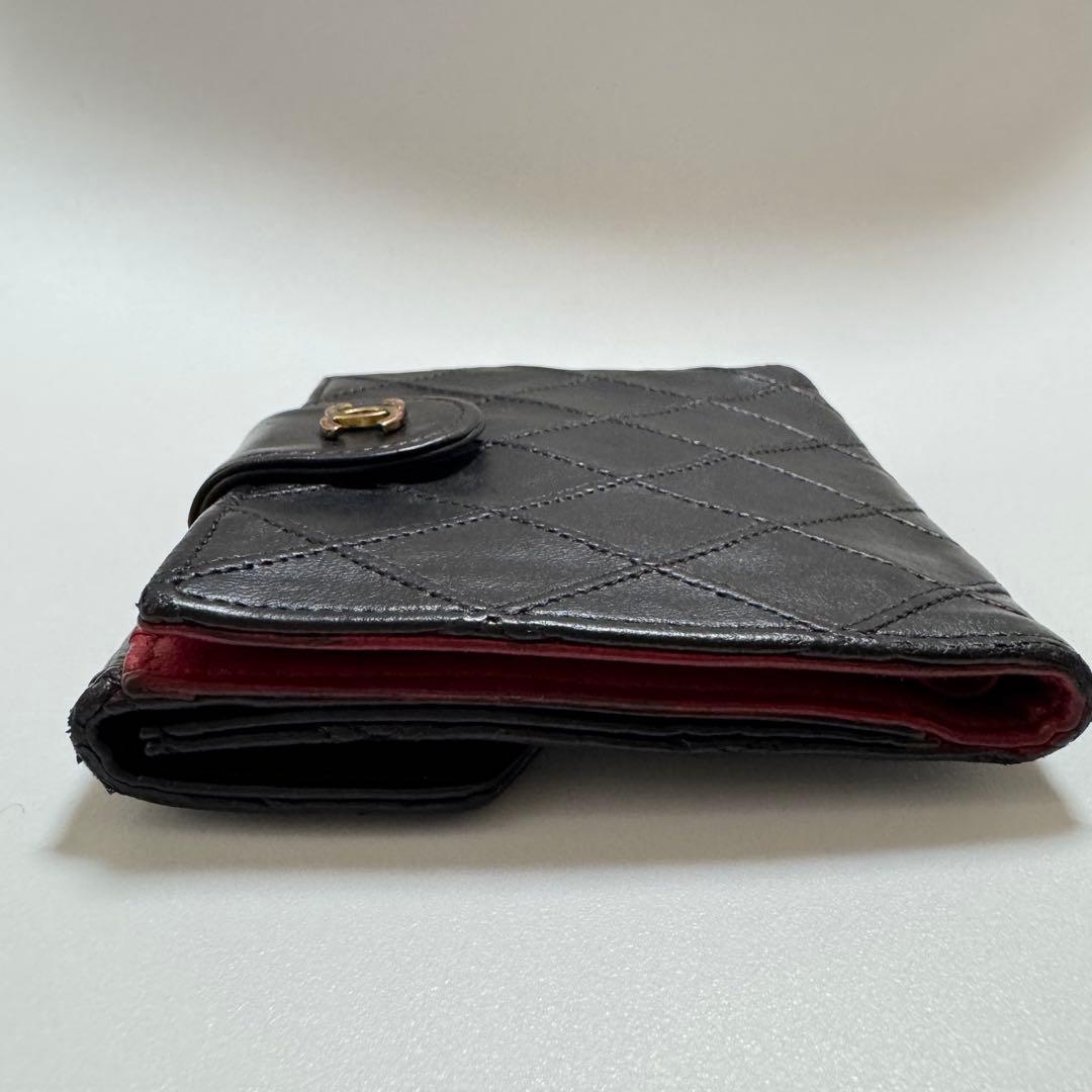 CHANEL シャネル 折り財布 ビコローレ ヴィンテージ Wホック ウォレット