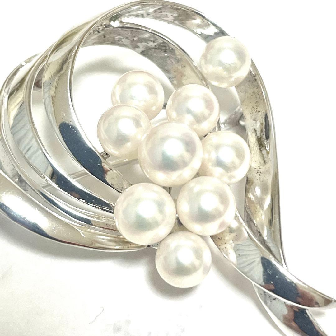美品✨田崎真珠 TASAKI タサキ アコヤ真珠 パール ブローチ コサージュ