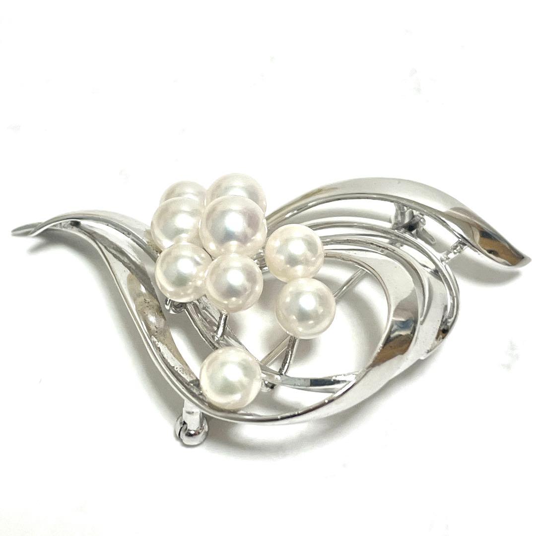 美品✨田崎真珠 TASAKI タサキ アコヤ真珠 パール ブローチ コサージュ