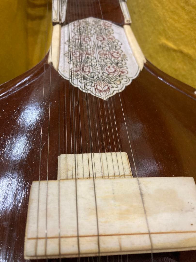 インド 民族楽器 弦楽器 シタール 長さ122cm