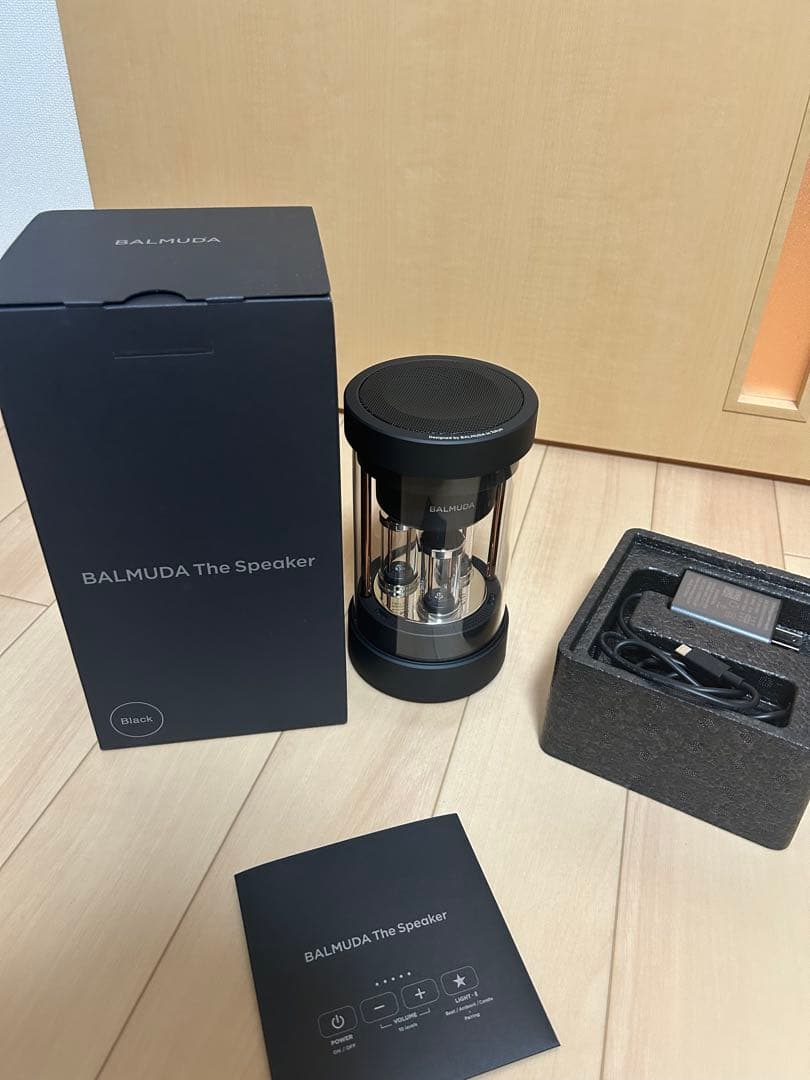 【新品未使用】バルミューダ BALMUDA The Speaker BLACK