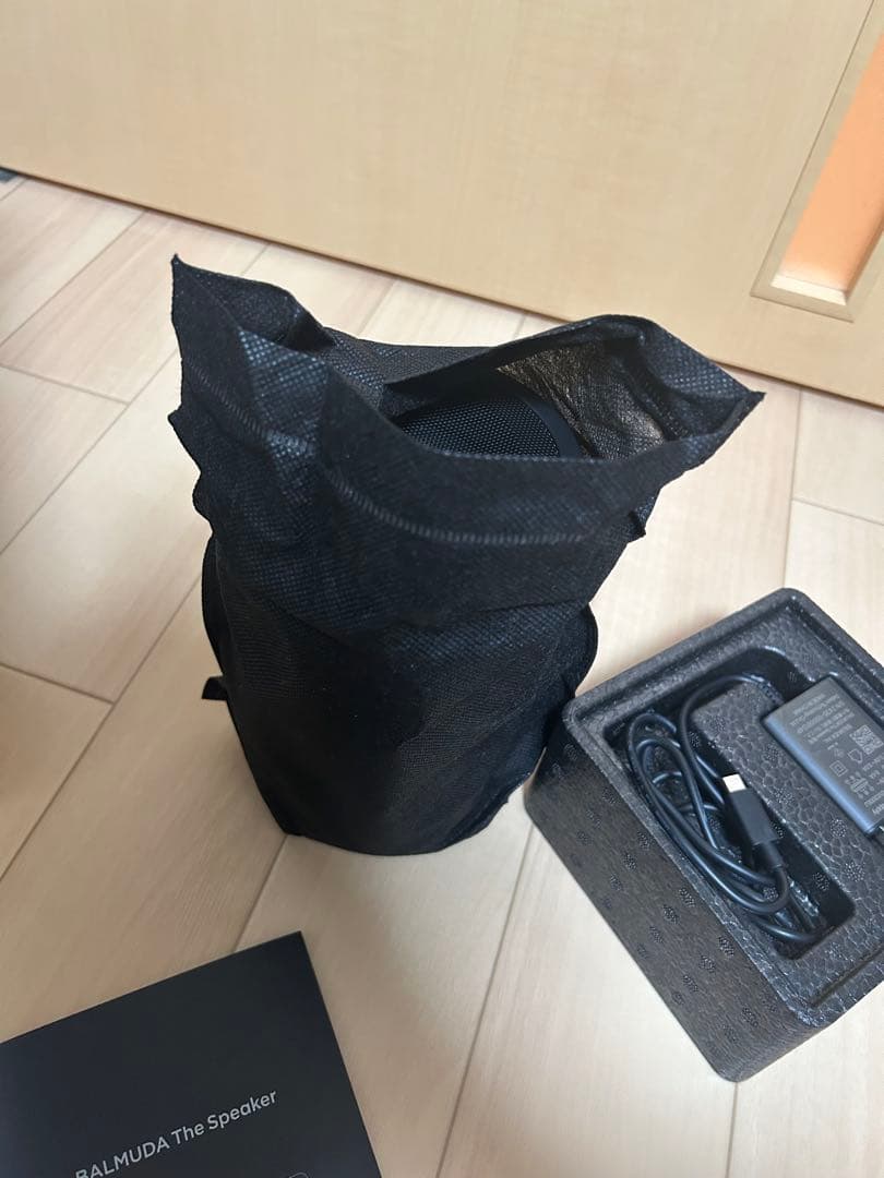 【新品未使用】バルミューダ BALMUDA The Speaker BLACK