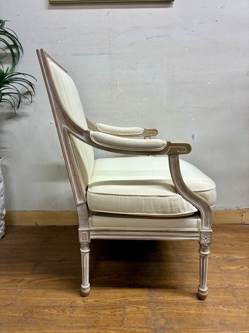 管417☆ フランス製☆ルイ13世☆アンティーク☆アームチェアー