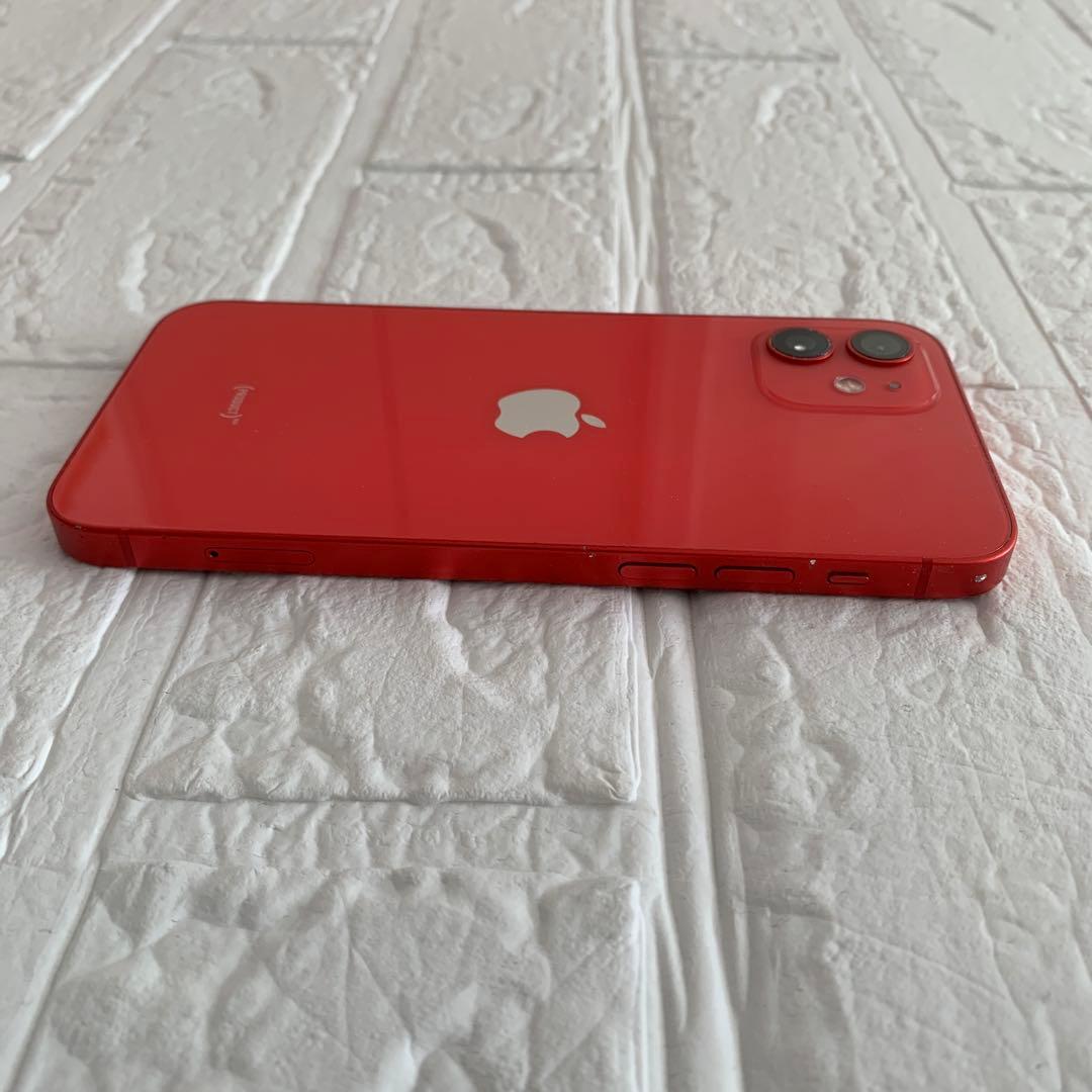 ❤️iPhone 12❤️64GB❤️RED❤️赤 スマホ 中古品 箱 ステッカー付き