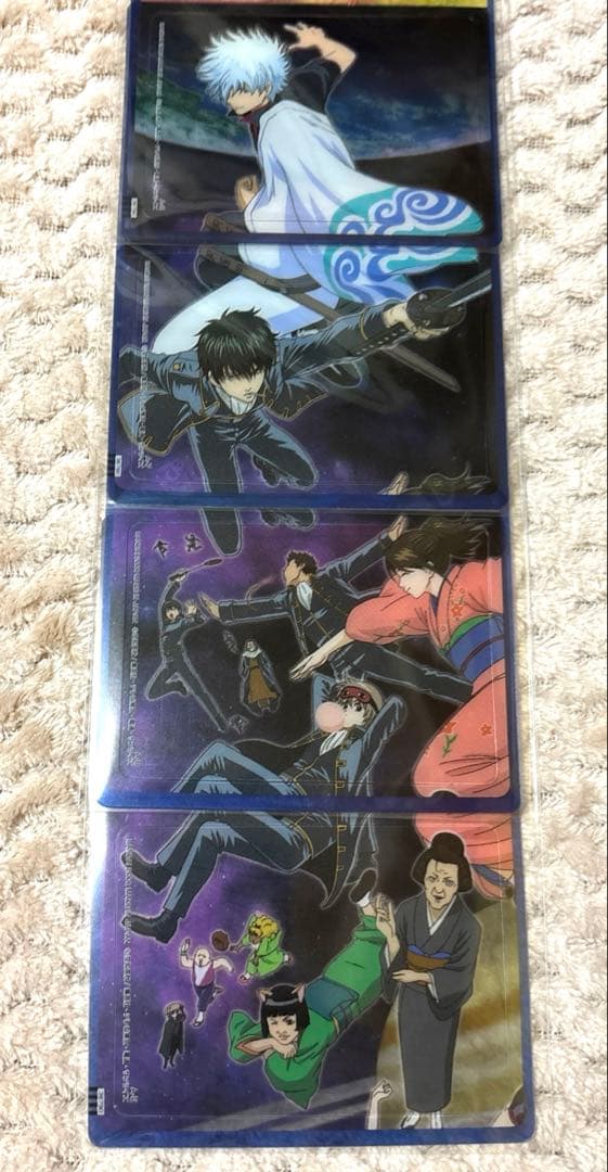 【希少 美品】 銀魂 名言・教訓かぁどガム クリアカード つながるカード 28枚