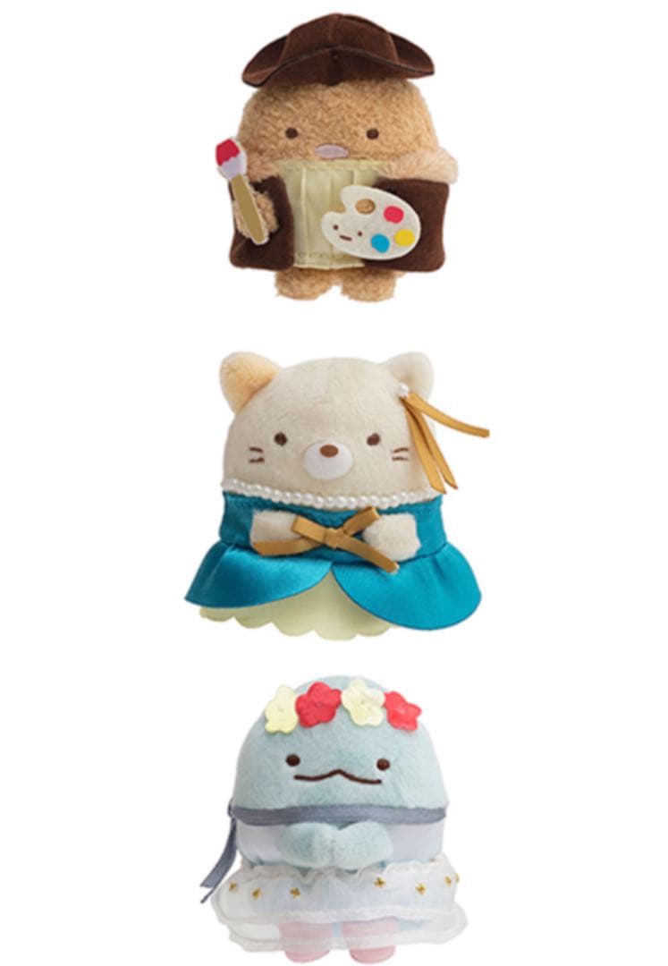 すみっこぐらし  てのりぬいぐるみ   ロンドンナショナルギャラリー　とんかつ