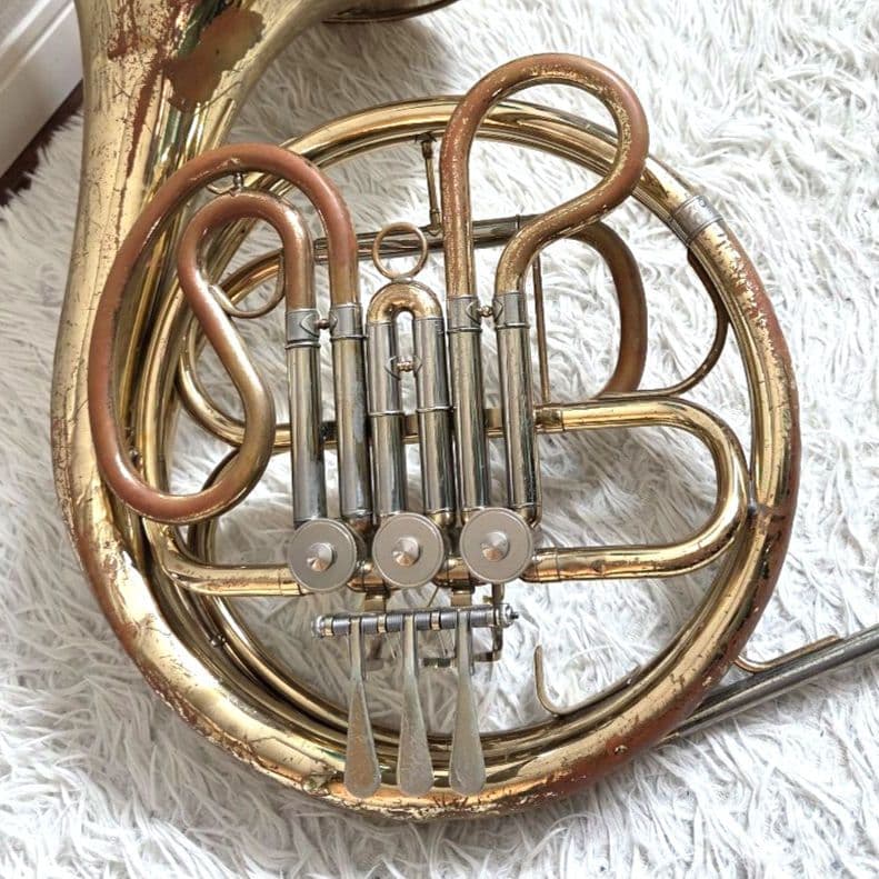 ヤマハ フレンチ ホルン YHR-313　ジャンク　ケース　マウスピース