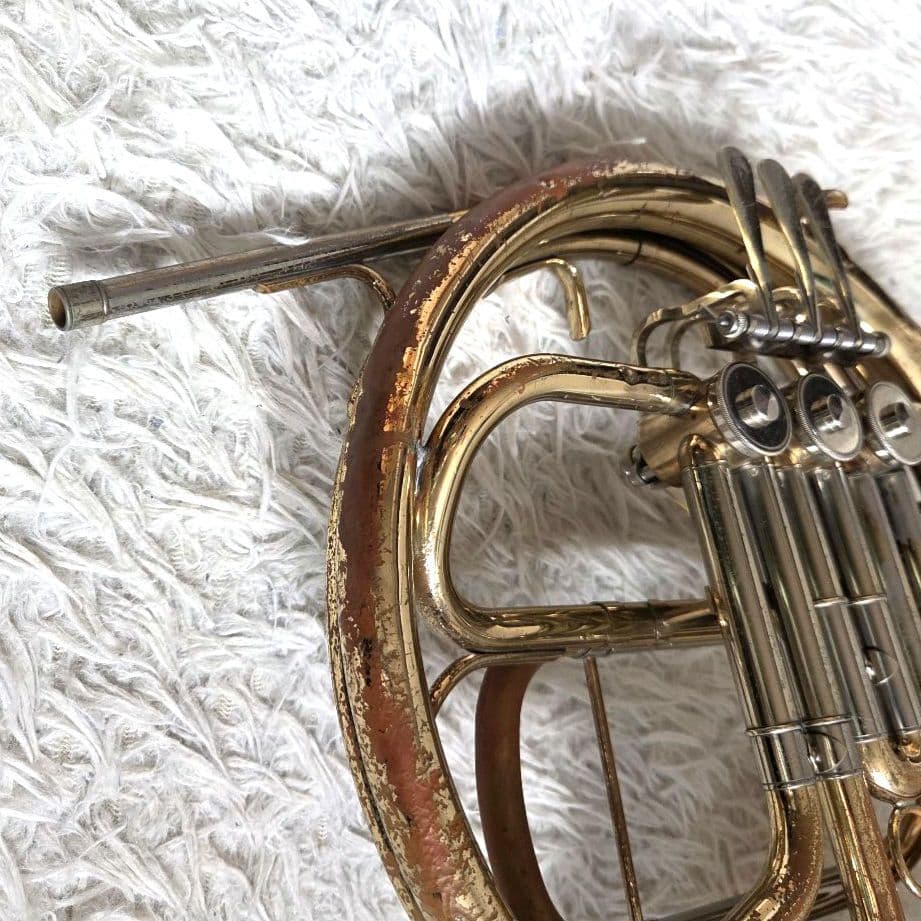 ヤマハ フレンチ ホルン YHR-313　ジャンク　ケース　マウスピース